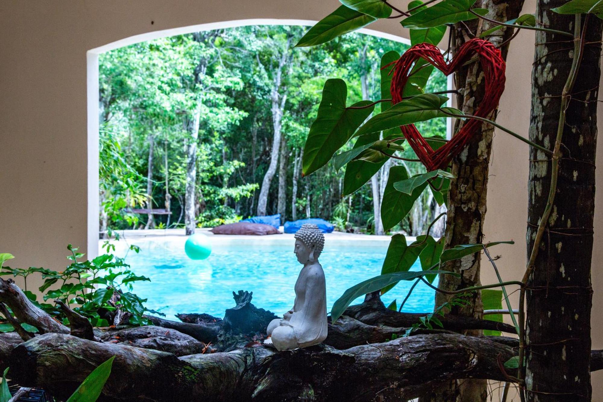La Posada Del Agua Y Fuego Chemuyil Dış mekan fotoğraf